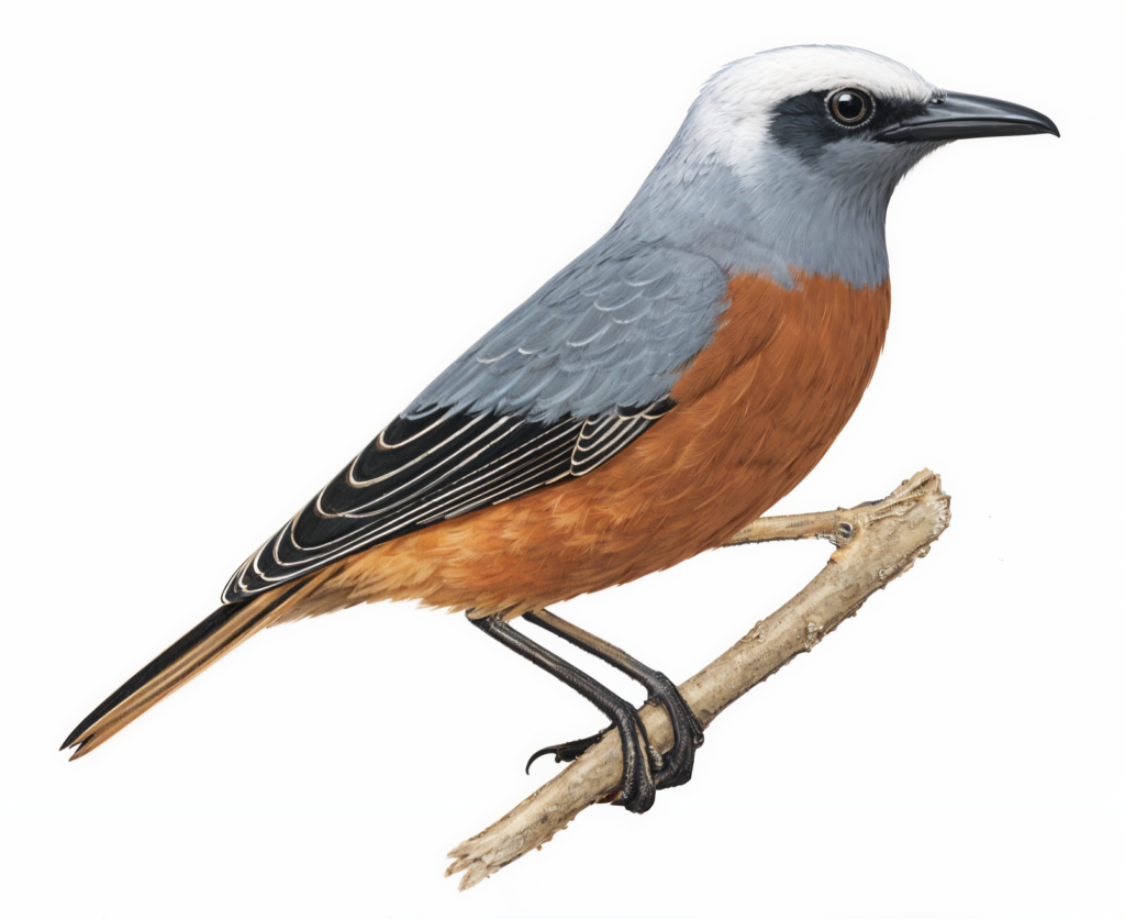 Short toed Rock Thrush Newman's Birds