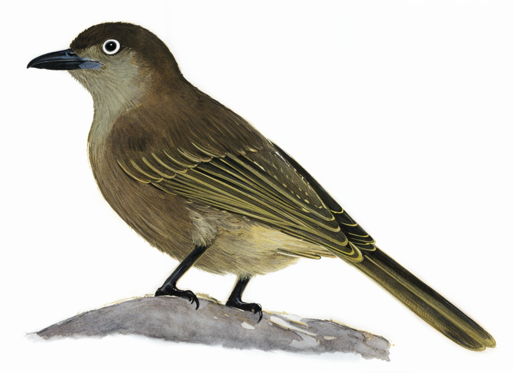 Sombre Greenbul Race a AI