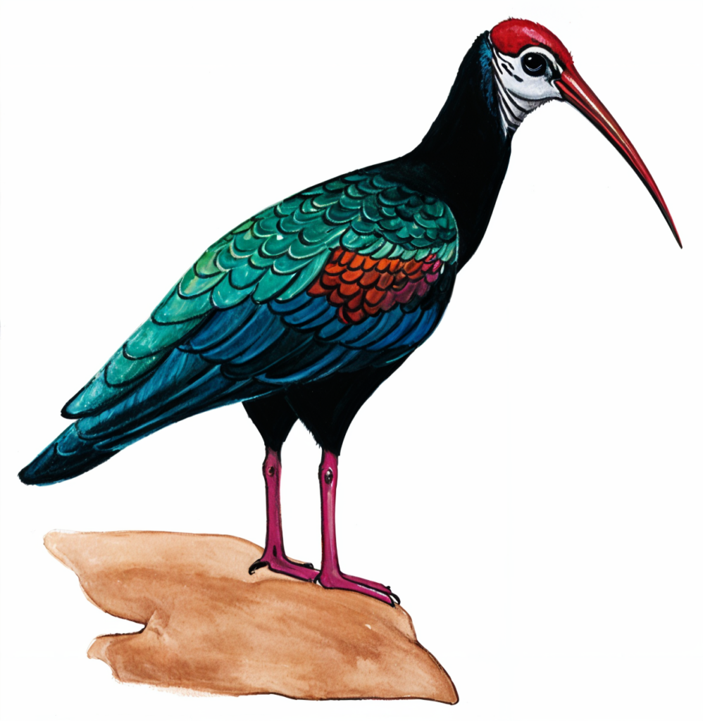 Southern Bald Ibis Newman's Birds