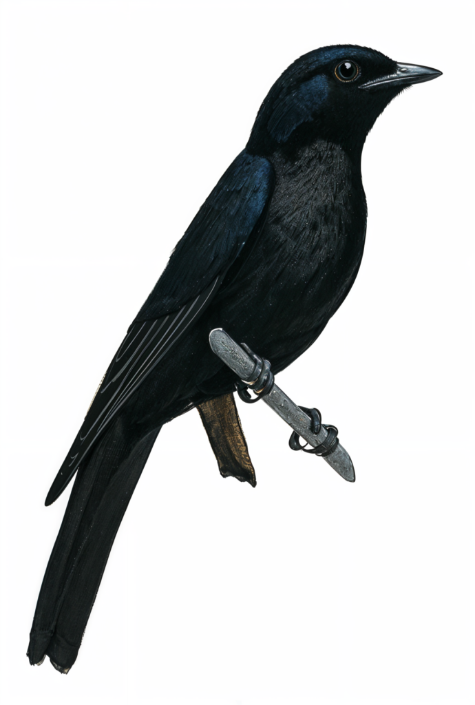 Southern Black Flycatcher Newman's Birds