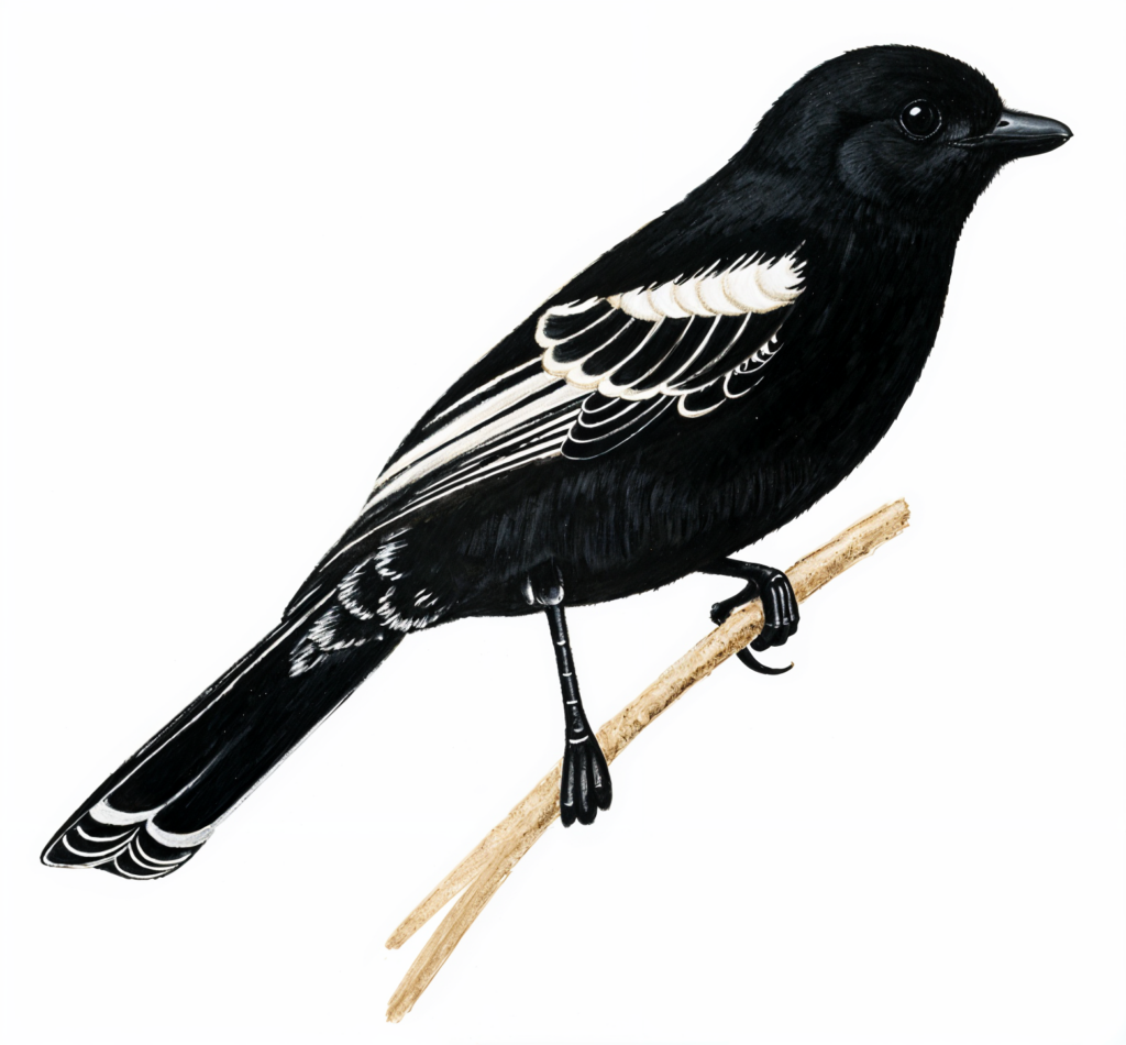 Southern black Tit Newman's Birds