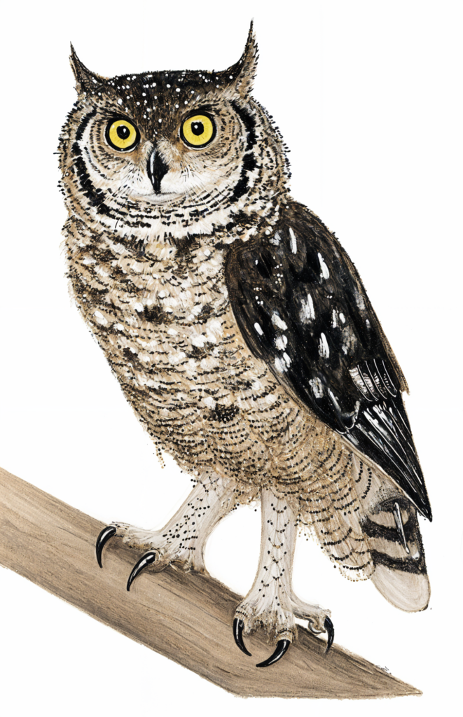 Spotted Eagle Owl Newman's Birds