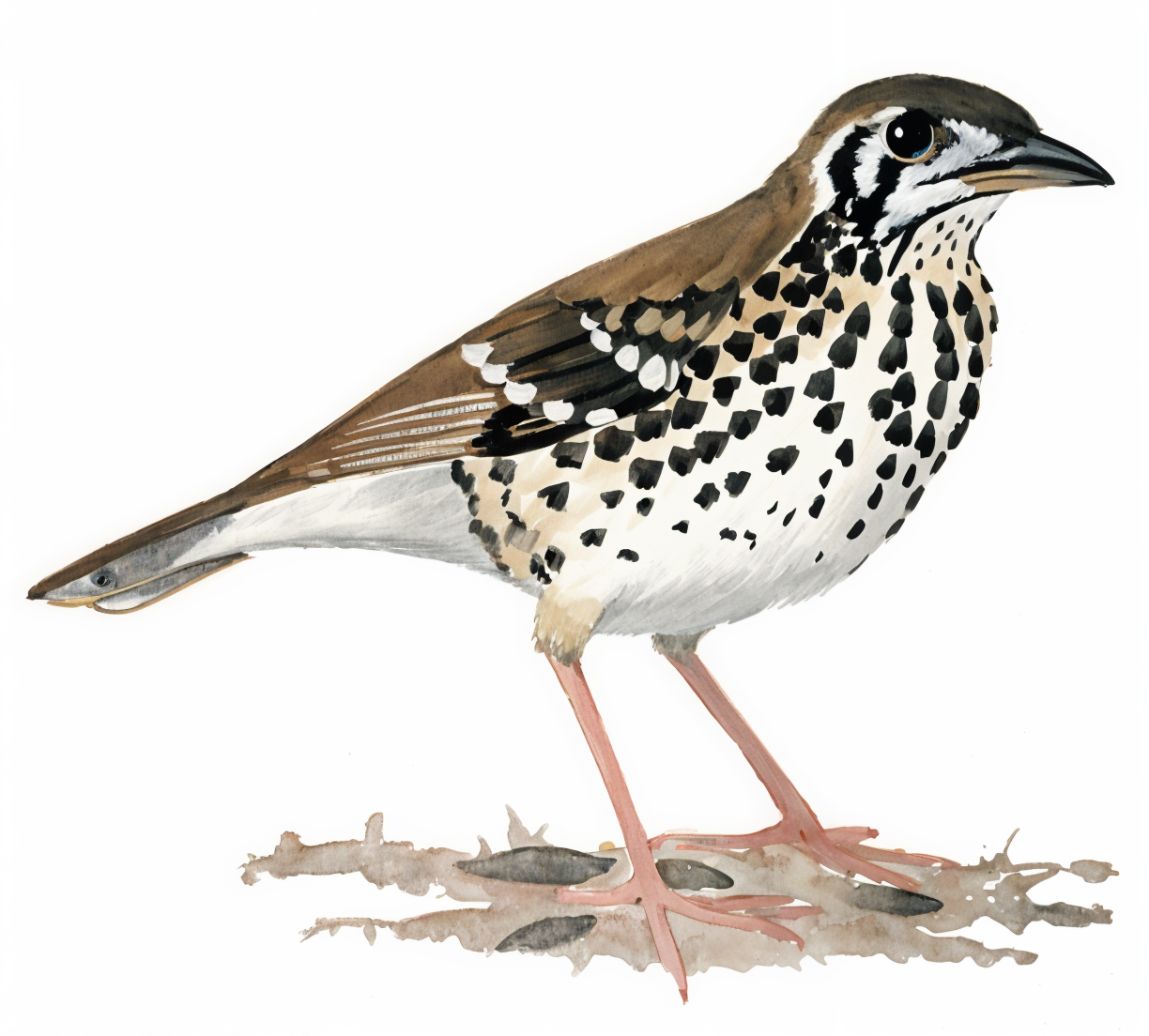 Spotted Ground Thrush Newman's Birds