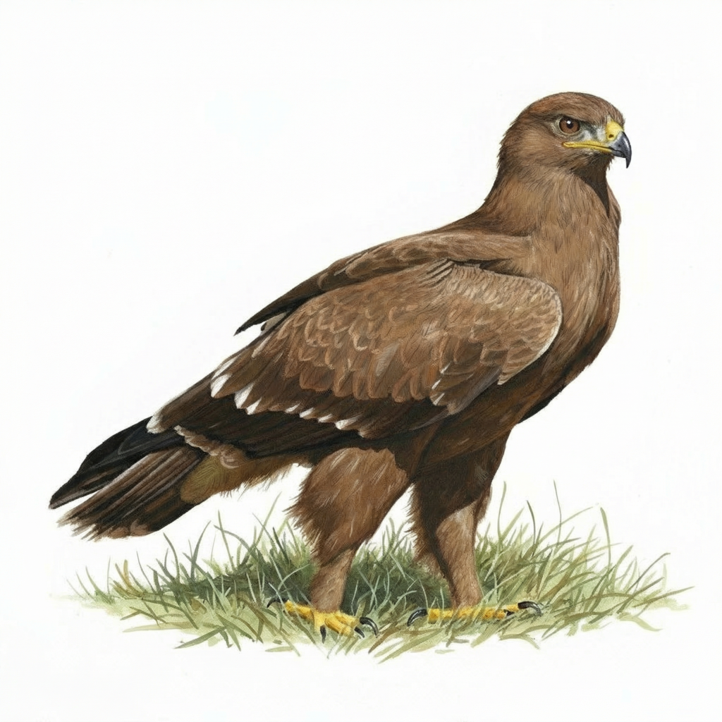 Steppe Eagle eye correct Imm Newman's Birds