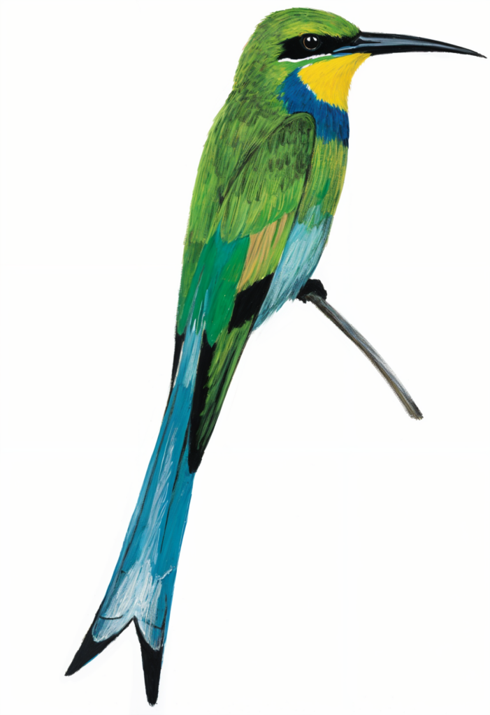 Swallow tailed Beeeater Newman's Birds