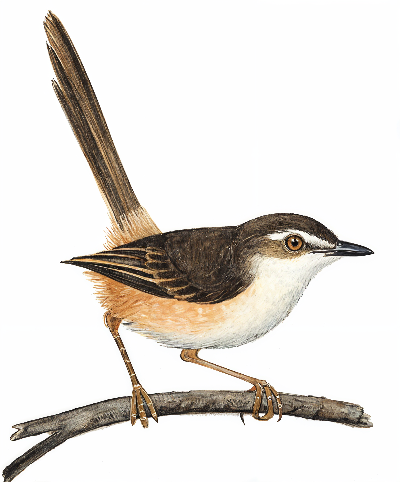 Tawny flanked Prinia Newman's Birds