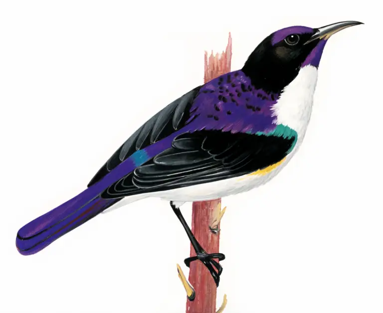 Western Violet backed Sunbird Newman's Birds