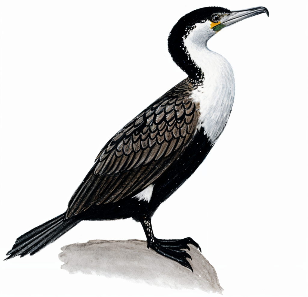 White breasted Cormorant Newman's Birds