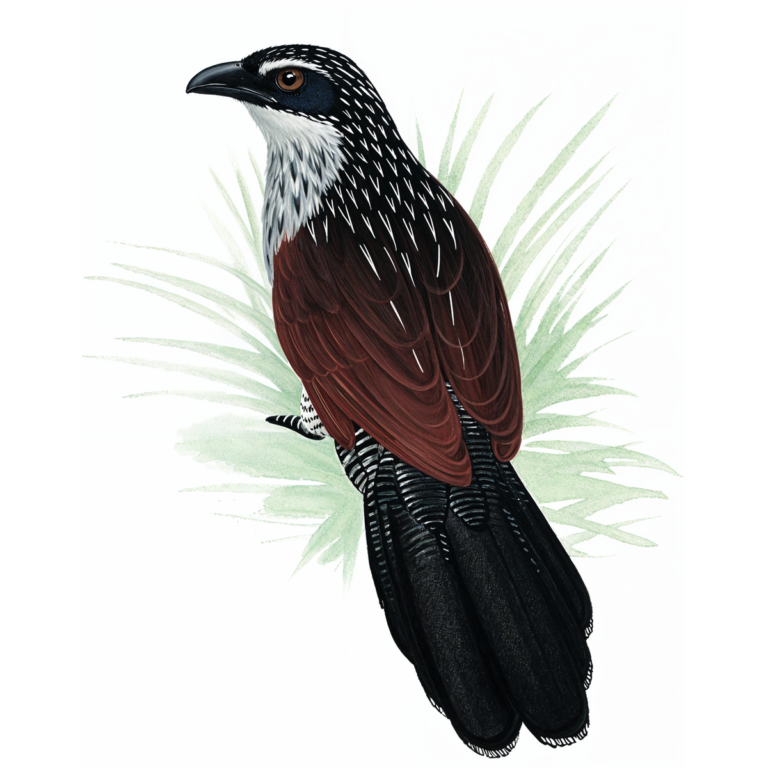 White-browed Coucal